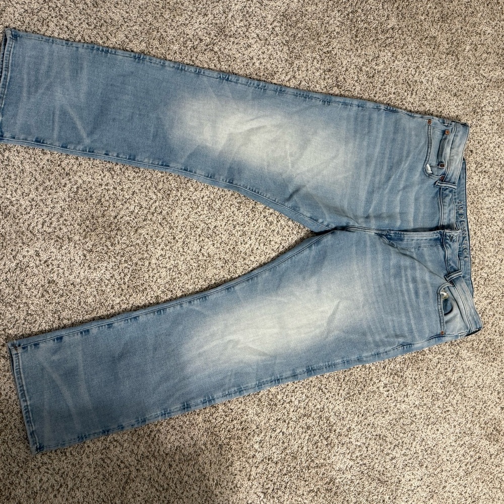 American Eagle Outfitters Blue Straight Jeans